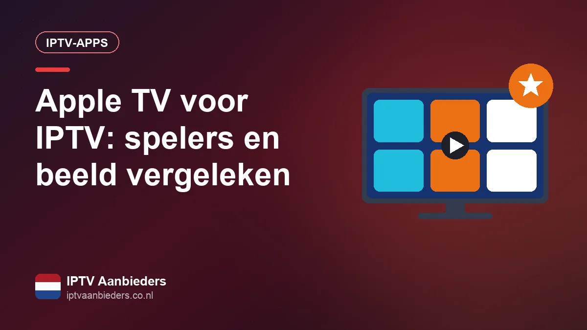 IPTV-app op Apple TV met de Siri Remote
