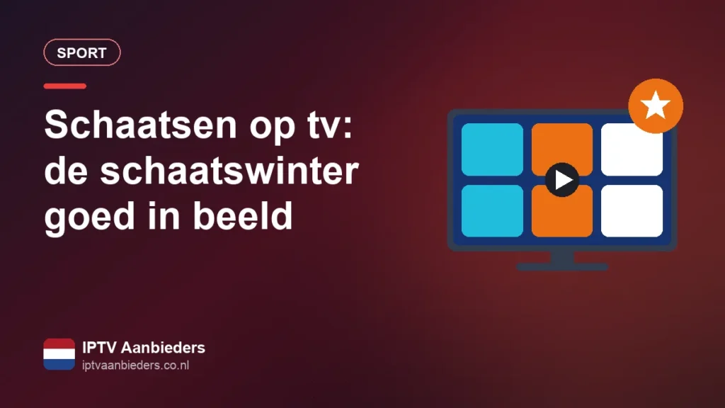 Schaatsen op tv: langebaanschaatsers op de ijsbaan